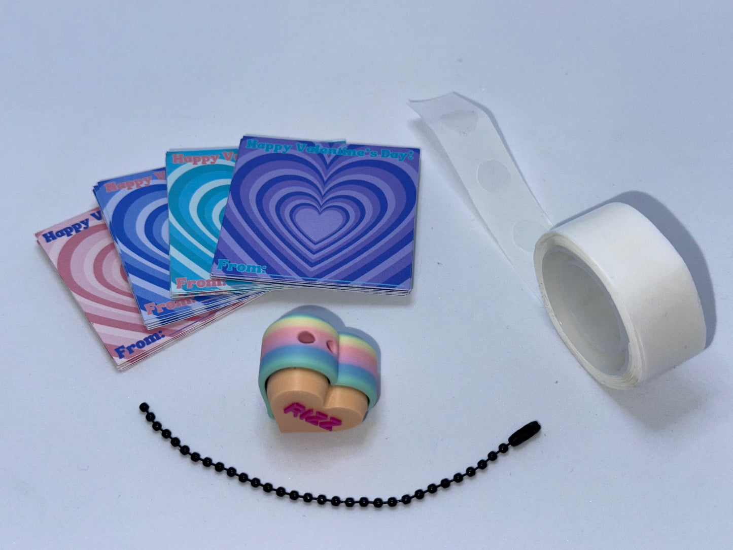 Valentine Conversation Heart Fidget Clickers