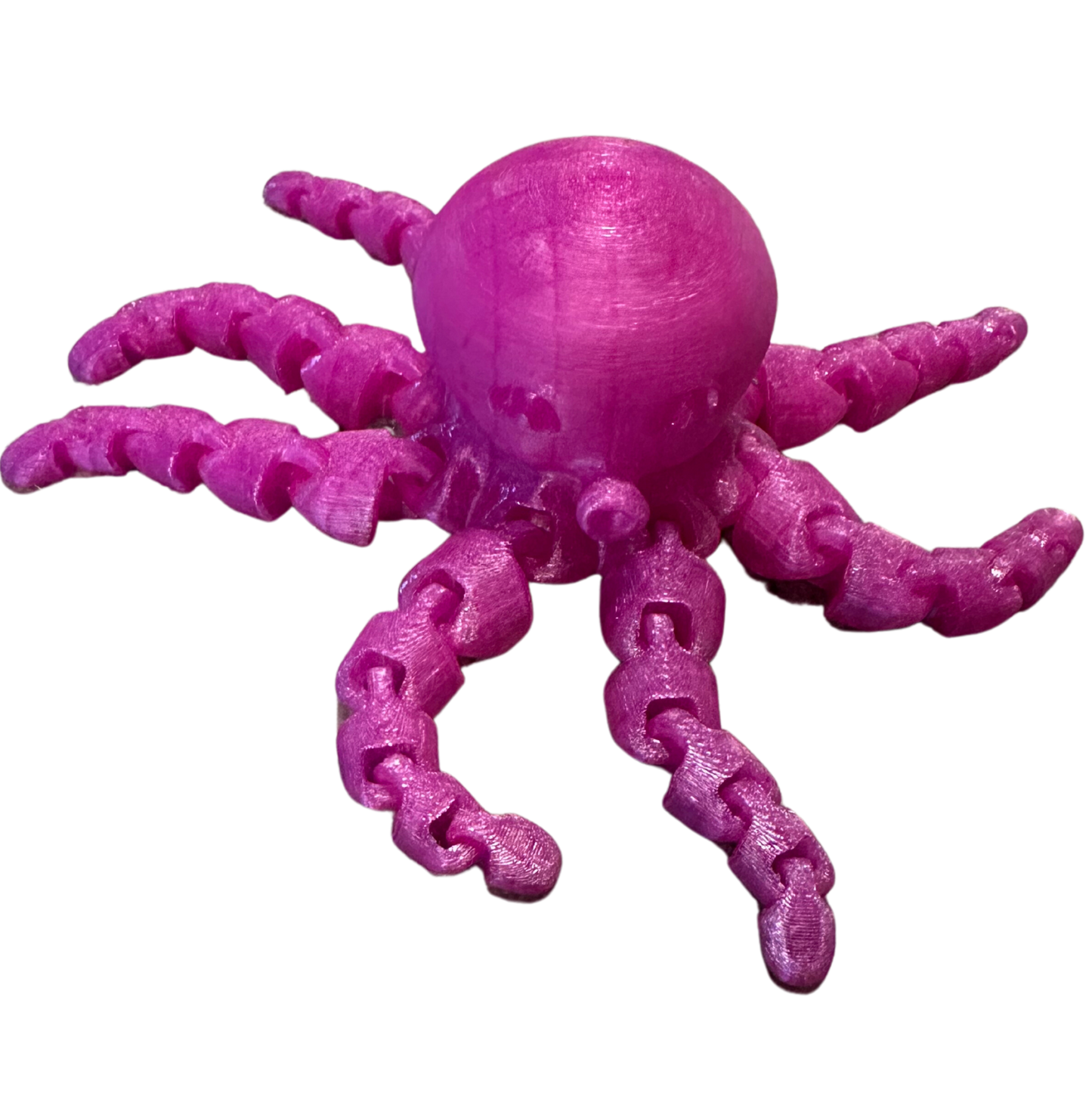 Small Pink Glass Octopus