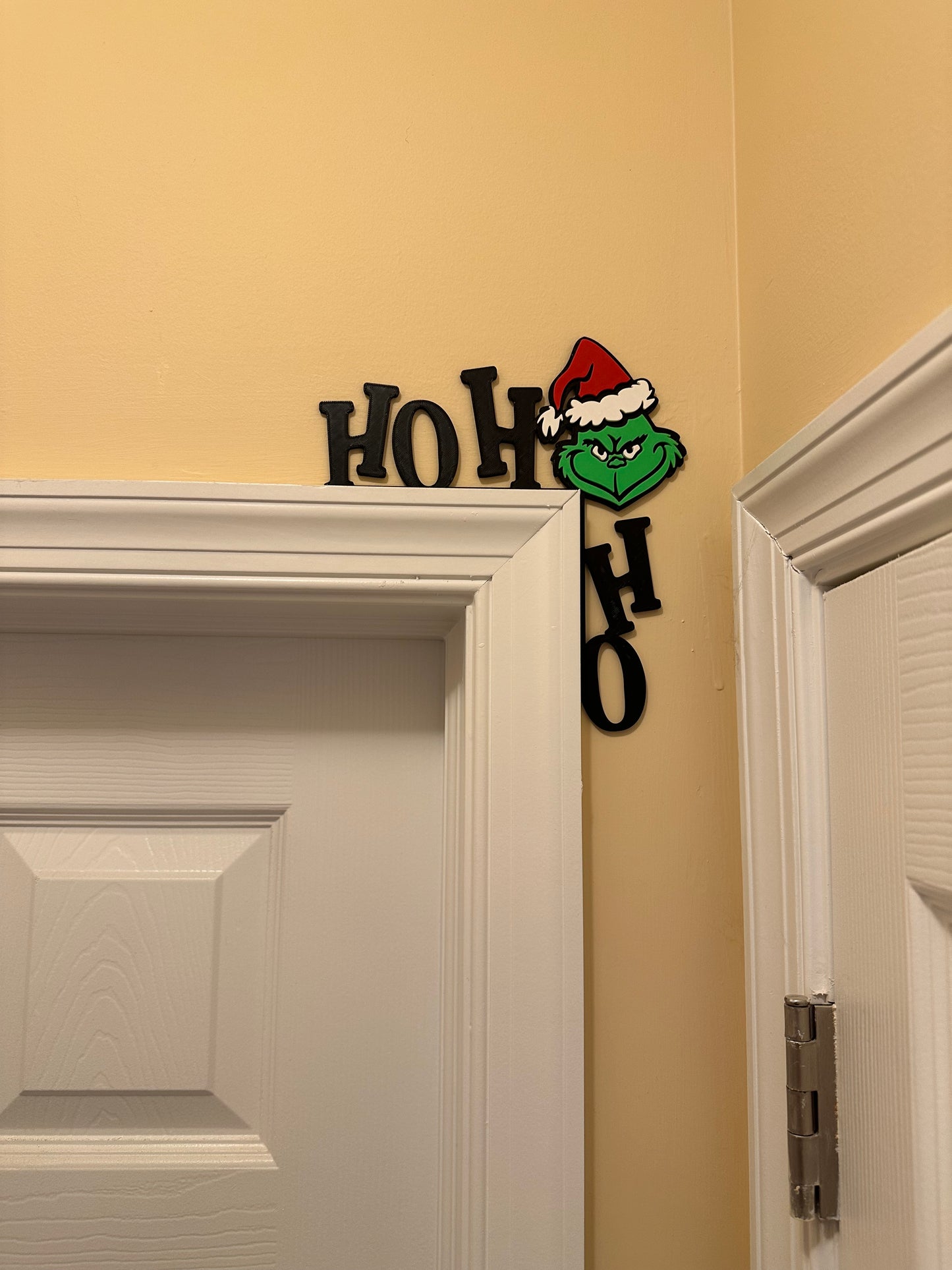 Grinch Door Corner Christmas Decor