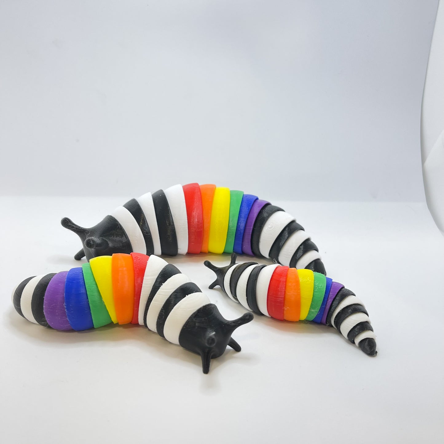 3D Printed Pride Ally Fidget Slug
