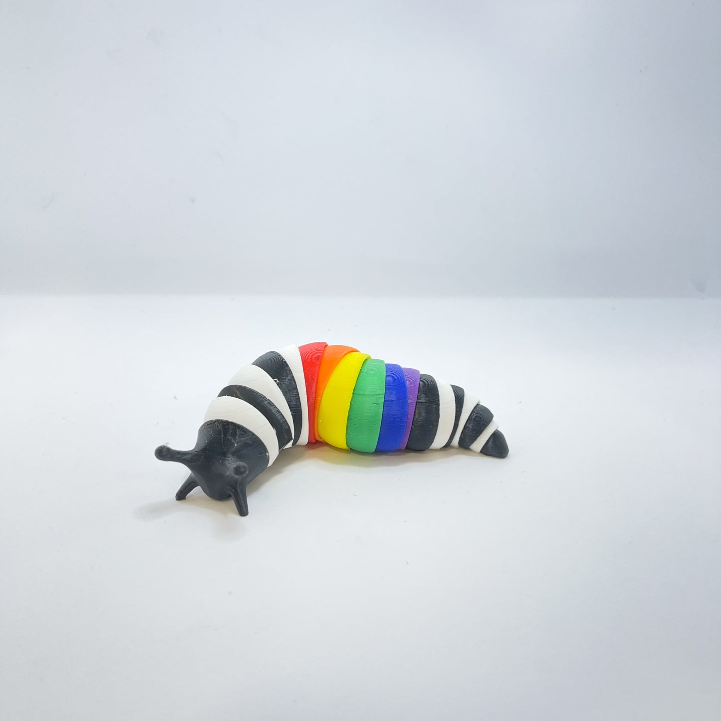 3D Printed Pride Ally Fidget Slug